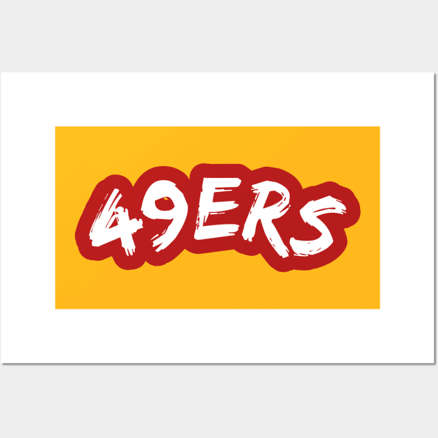 49ers Wall Art by Smriti_artwork